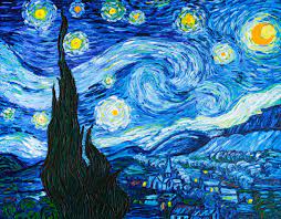 ون گوگ  - وینسنت- شب پر ستاره  - Starry Night